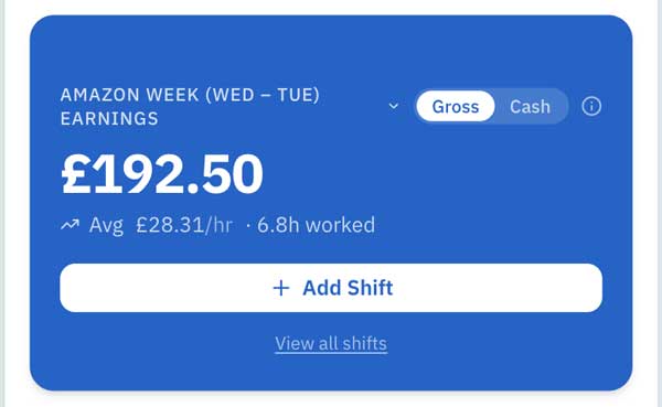 Dashboard screenshot